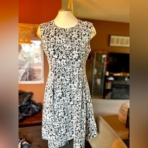 Black and white dress
